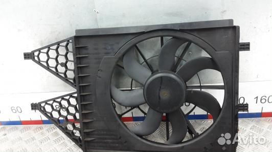 Вентилятор радиатора skoda rapid (1SK23KE01)