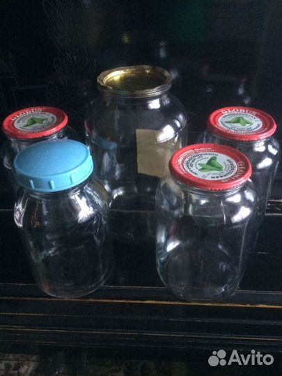 Баллоны стеклянные с крышками