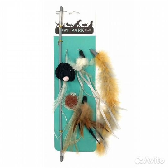 Дразнилка для кошек Petpark (сменные кисточки)
