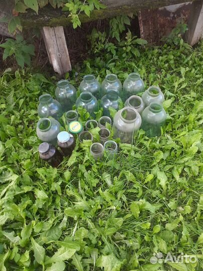 Банки стеклянные разные