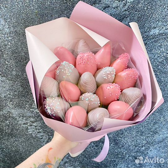 Букет из клубники в шоколаде подарок