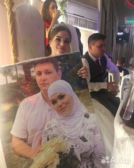 Подарок. Портрет на холсте