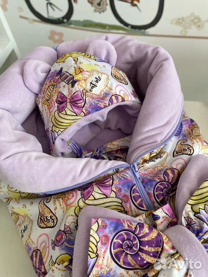 Комплект на выписку для девочки зима