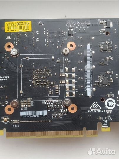 Видеокарта MSI gtx 1050 2gb OC