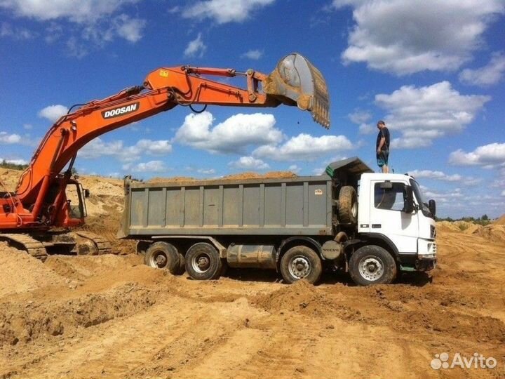 Песок \ Отсев гранитный строительный с доставкой о