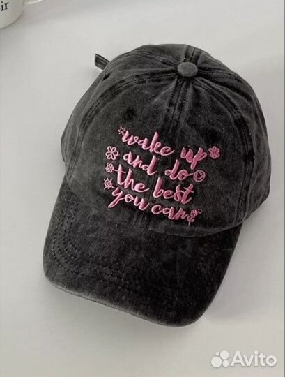 Бейсболка летняя унисекс стильная с надписью