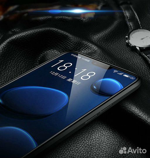 Чехол / бампер для iPhone 7 / 8 черный полиуретан