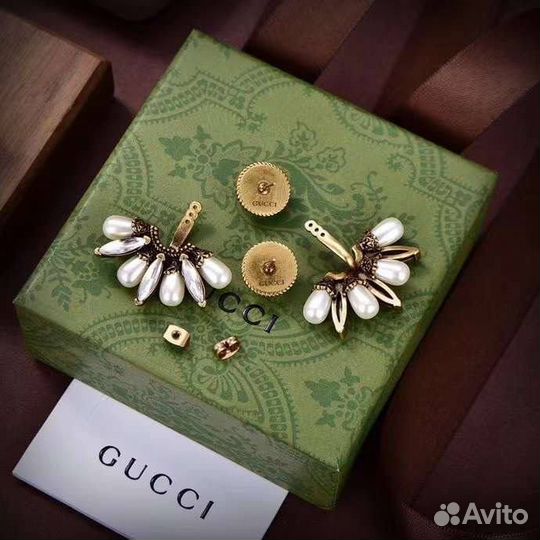 Серьги gucci