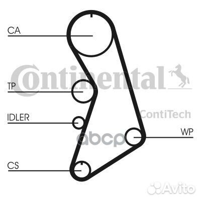 CT909WP2 Комплект ремня грм VAG 1.8T 95- (с пом