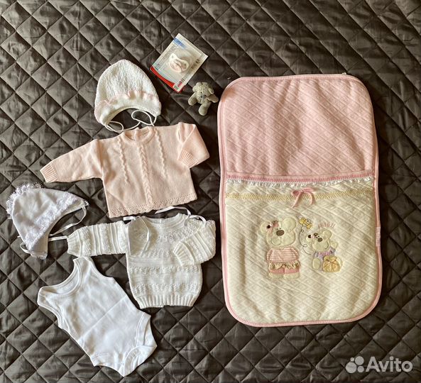 Вещи пакетом для новорожденной девочки