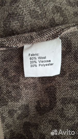 Джемпер женский с леопардовым принтом