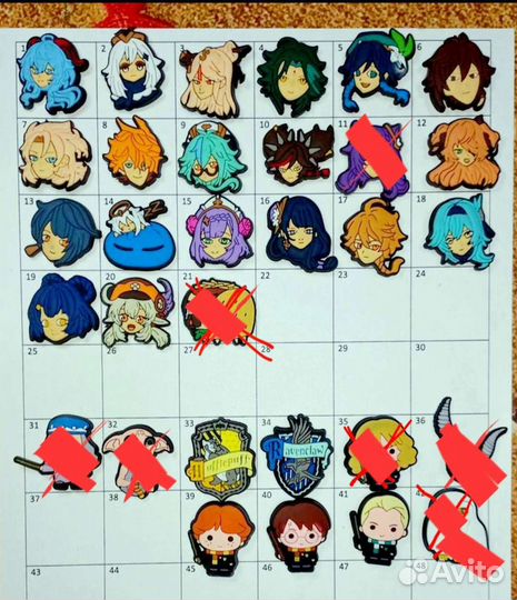 Джибитсы Jibbitz для crocs