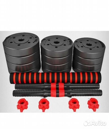 Гантели трансформер, превращаются в штангу