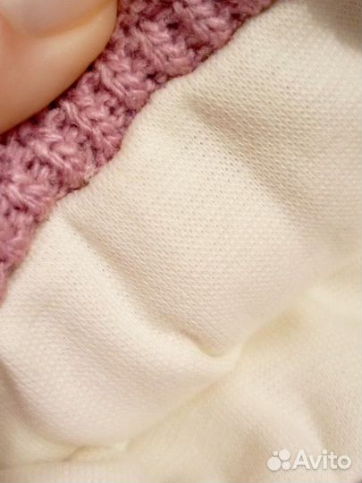 Шапка зимняя на девочку 44 р новая