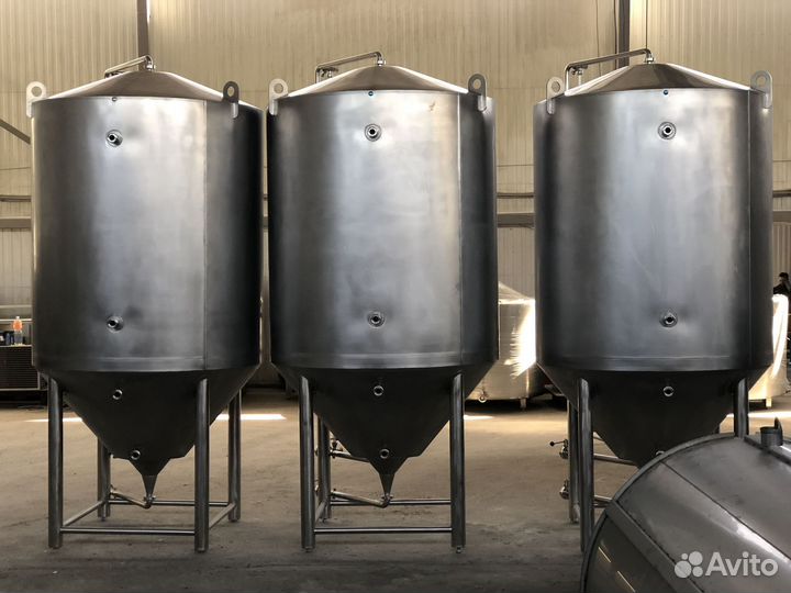 Цилиндро конический танк для пива, цкт пивзавод