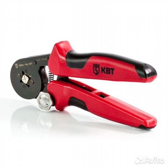 Пресс-клещи квт -16у для опрессовки наконечников ншви 0,25 - 16мм2 квадратный обжим