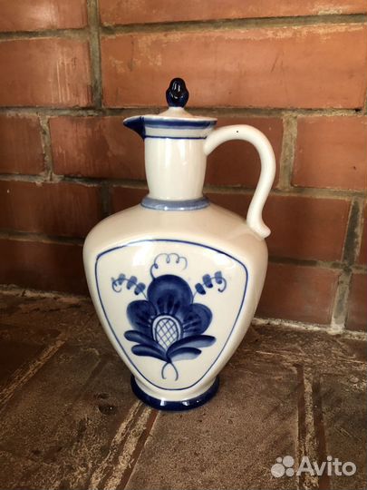 Посуда гжель чайник, самовар, кувшин