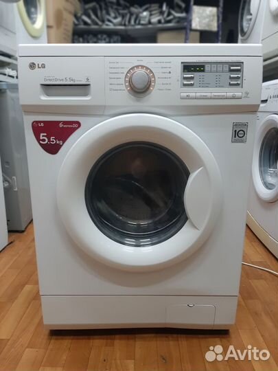 LG direct drive inverter 5кг 45см в отл.состоянии