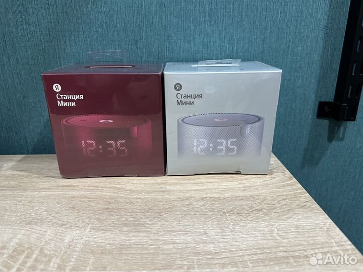 Яндекс станция с часами и Алисой. Новая. Чек