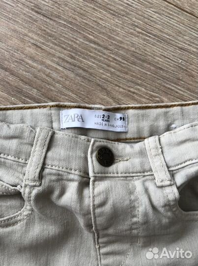 Комплект zara свитшот+джинсы