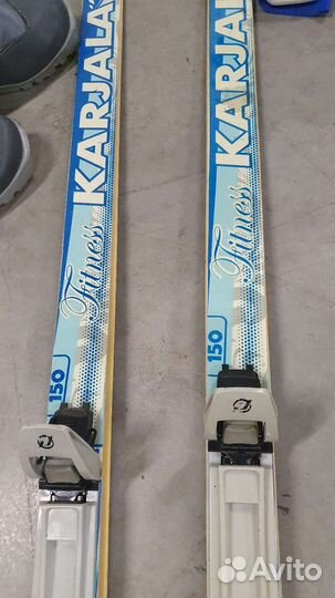 Лыжи беговые Karjala с ботинками и палочками