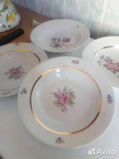 Тарелки СССР, посуда, винтаж