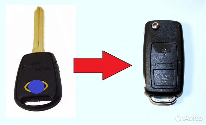 Ключ Хендай Старекс, Hyundai H-1, Starex, выкидной