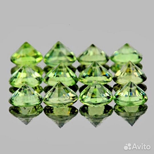 Сапфир натуральный 0,95Ct 2,5мм 12шт VVS Цейлон