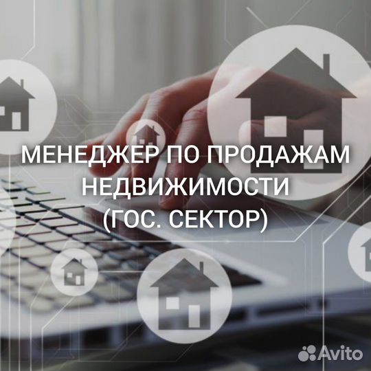 Менеджер по продажам недвижимости (гос.сектор)