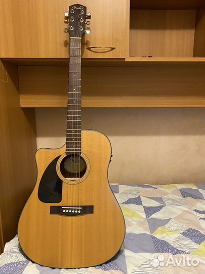 Акустическая гитара Fender acoustics CD100ce L/H