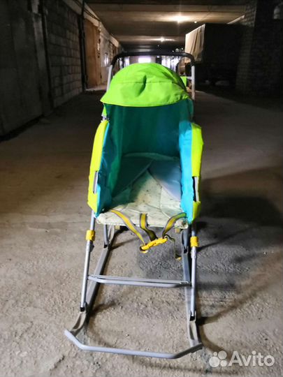 Коляска санки