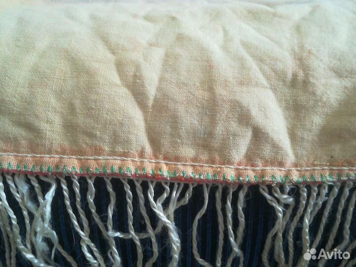 Плюшевый ковер с оленями, скатерть СССР