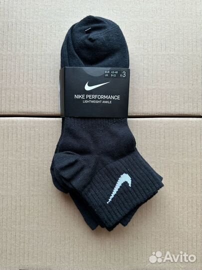 Носки (L) Nike Lightweight Quarter. Оригинал