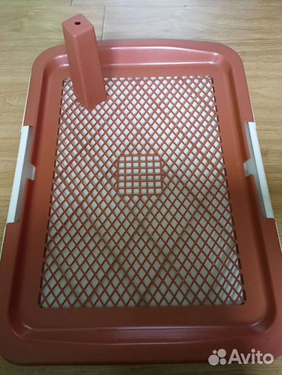 Лоток туалет для собак со столбиком