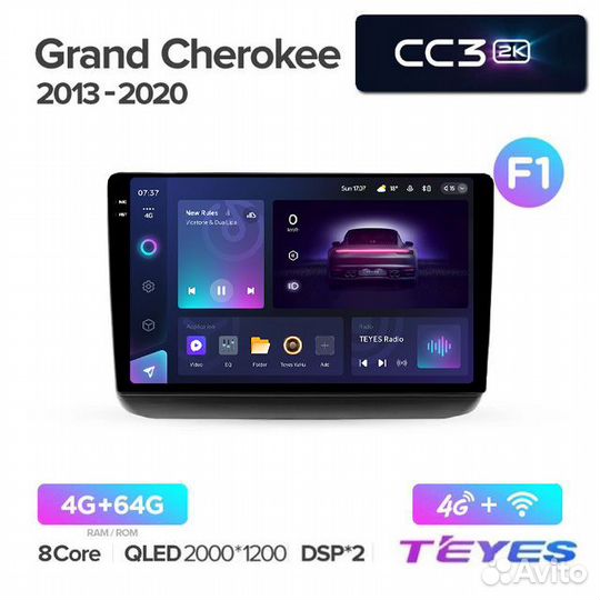 Магнитола Teyes 2K CC3 для Jeep Grand Cherokee 201