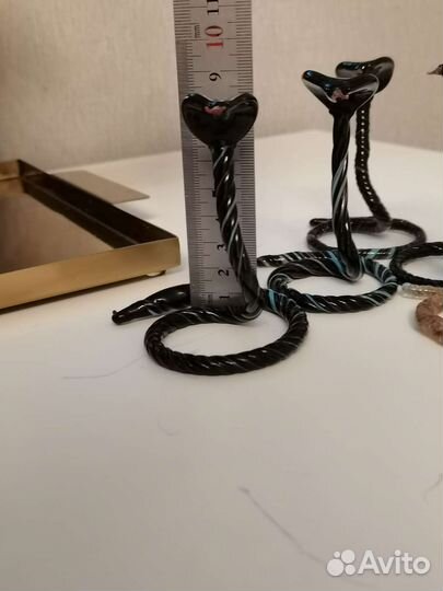 Стеклянные фигурки животных