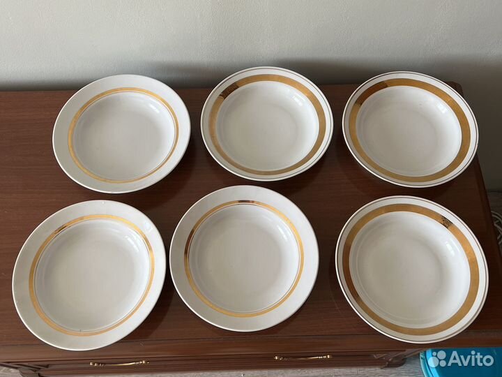 Тарелки глубокие дулево/вербилки