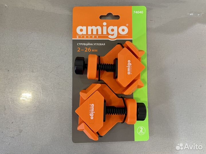 Угловая струбцина amigo 2 шт. 74040