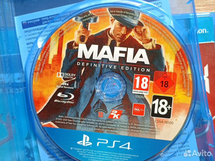 Мафия 1 часть диск на пс4