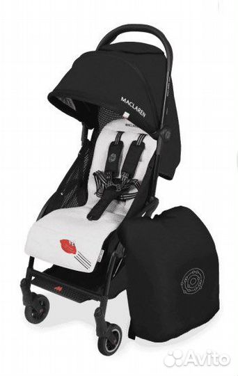 Коляска прогулочная maclaren atom black