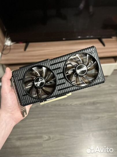 Видеокарта Nvidia RTX3050 (Palit Dual)