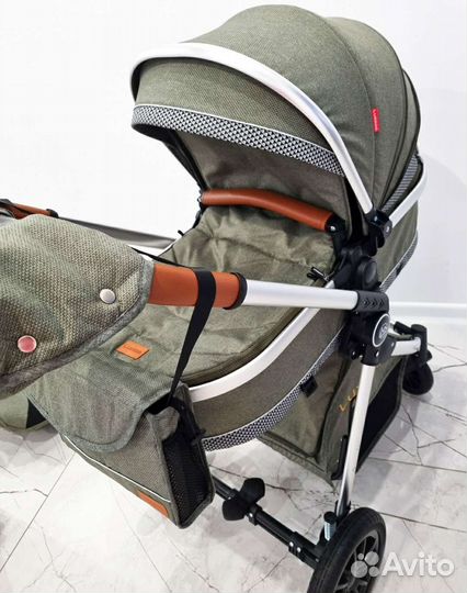 Новая коляска 2в1 и 3в1 с матрасом, Luxmom V9