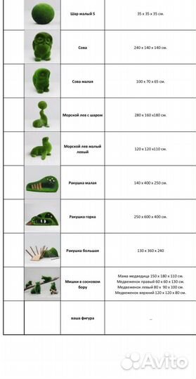 Топиарий фигуры