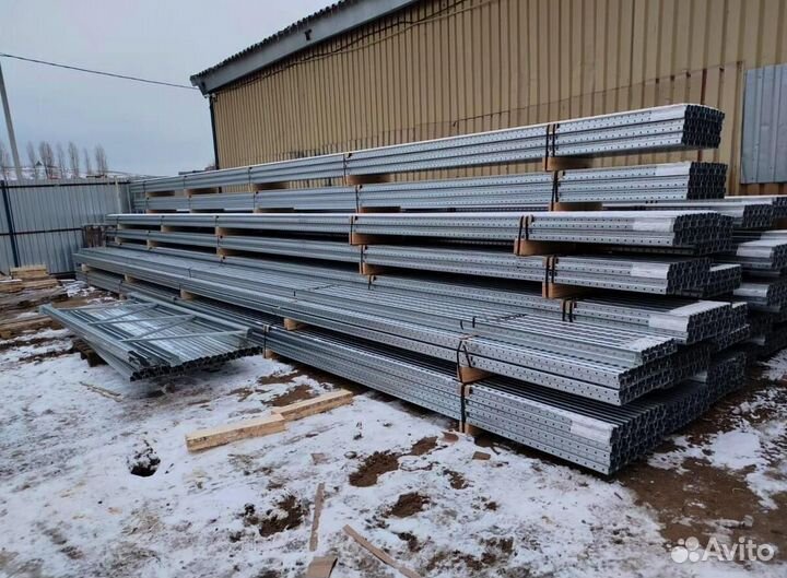 Складские стеллажи паллетные Солос б/у лот 1349