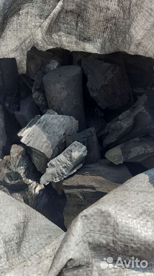 Уголь древесный в мешках
