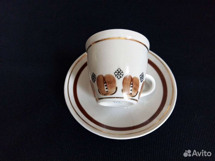Кофейный сервиз фарфор ручная роспись