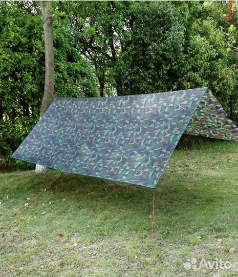 Тент защитный камуфлчж на люверсах