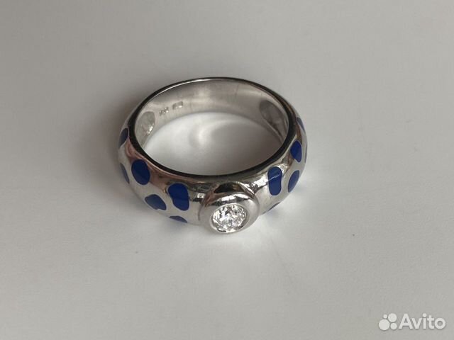 Золотое кольцо с бриллиантом 0,5 карат