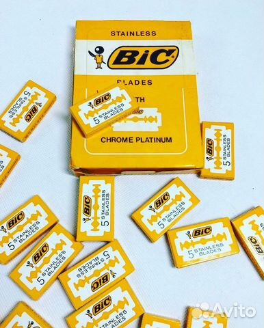 Новые лезвия BIC Chrome Platinum (винтаж)