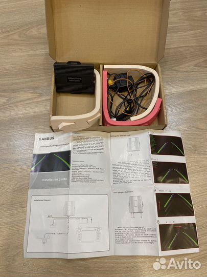 Блок управления линиями камеры заднего вида